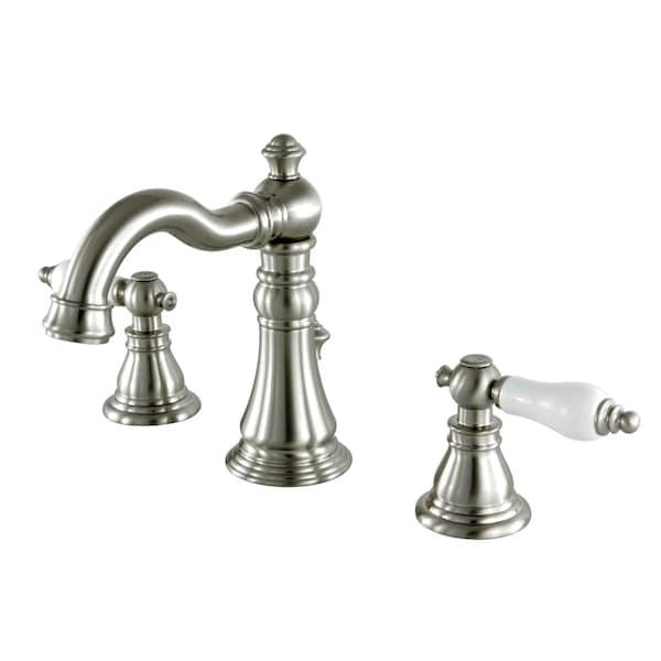 Fauceture American Patriot Widespread Bathroom Faucet, Brushed Nickel FSC1978APL - main